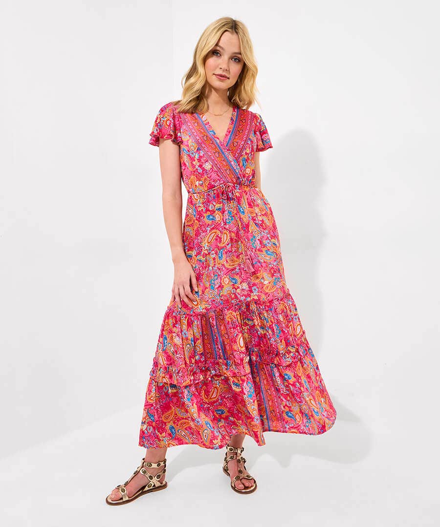 Fabulous Fiesta Printed Maxi Dress