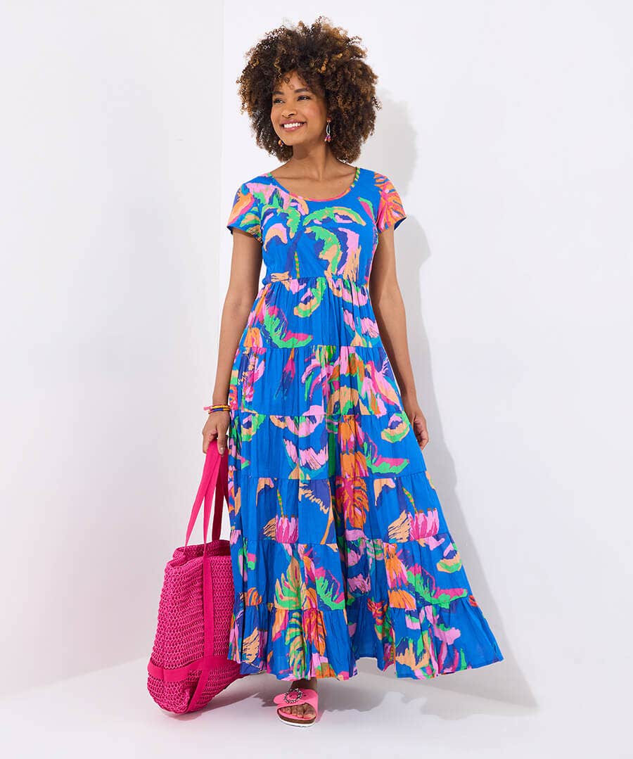 Sensational Summer Crinkle Cotton Dress