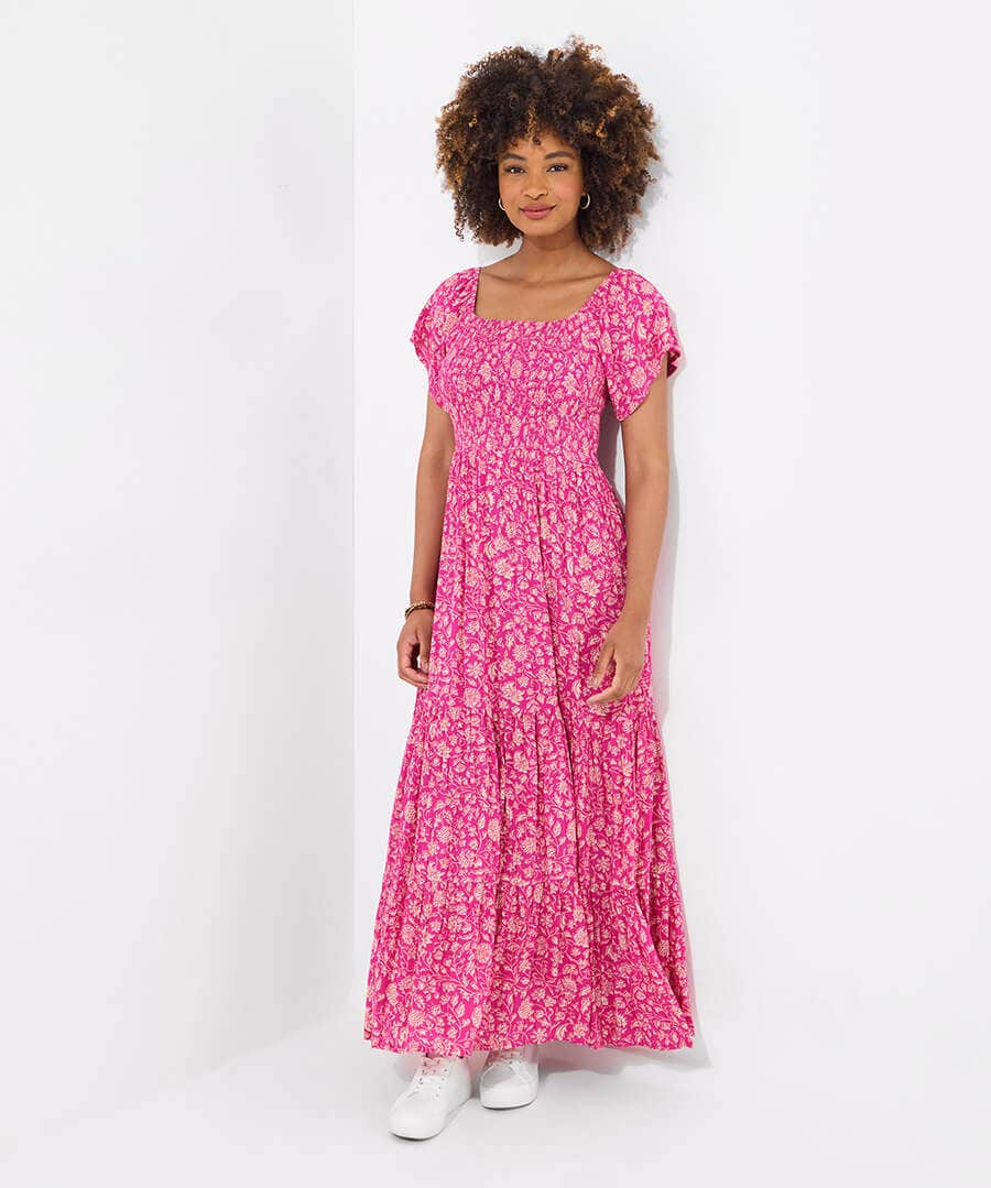 Orla Shirred Bodice Maxi Dress