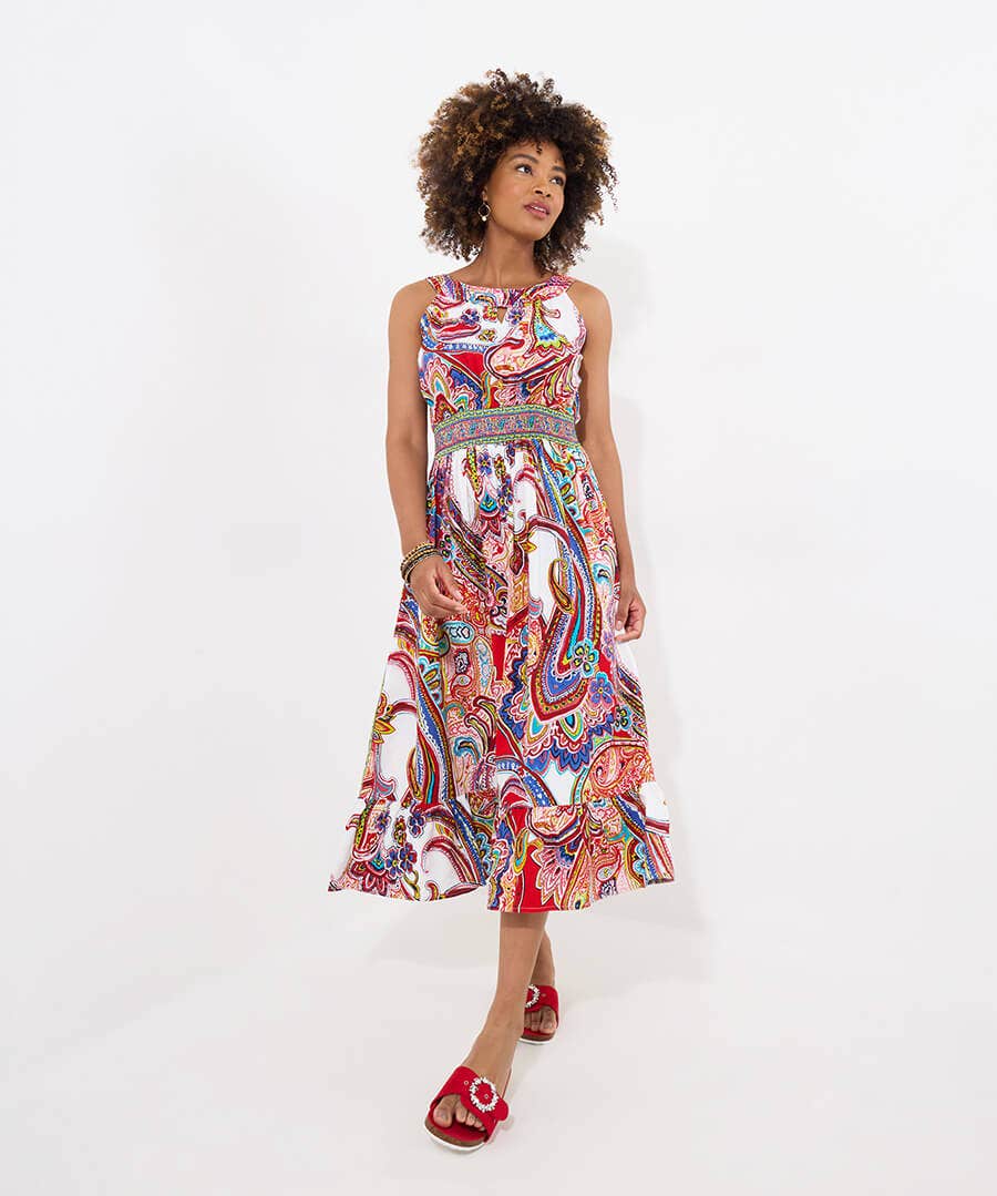 Delphine Printed Dress
