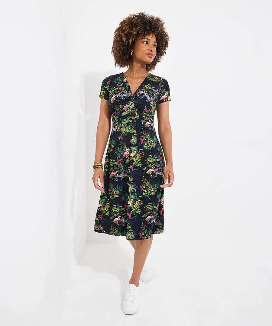 Flamingo Fancy Jersey Dress