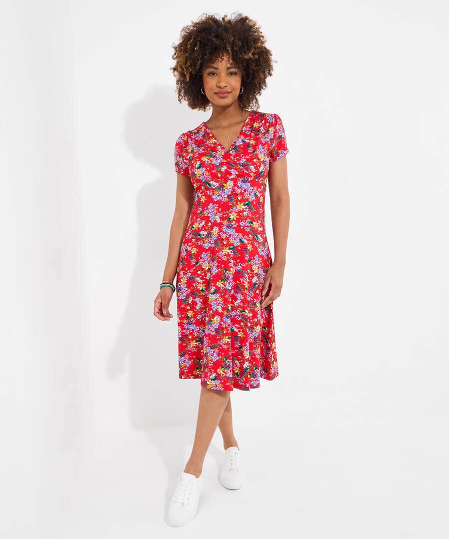Rosaline Floral Jersey Dress