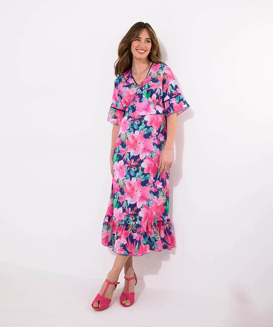 Constance Floral Print Dress