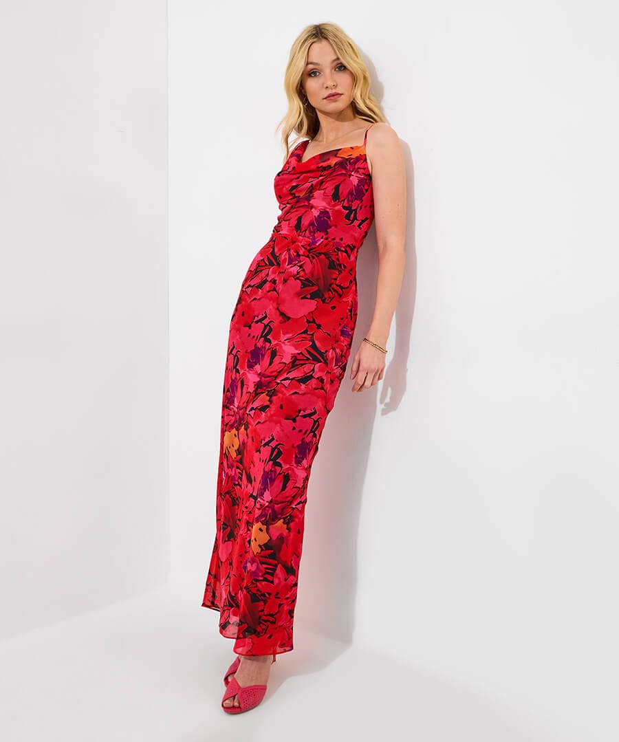 Avril Printed Maxi Dress