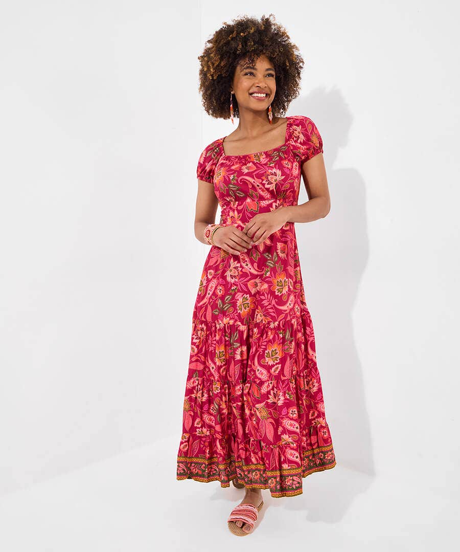 Marcella Printed Maxi Dress