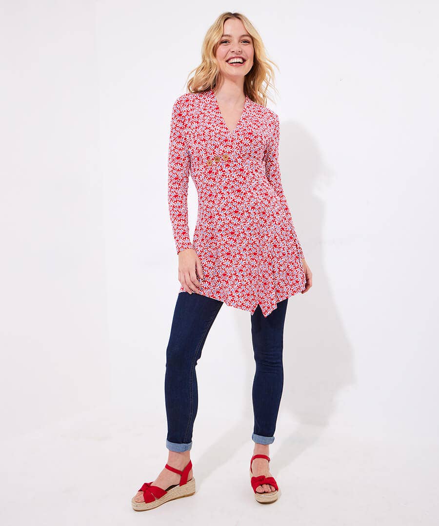 Katie Printed Jersey Tunic