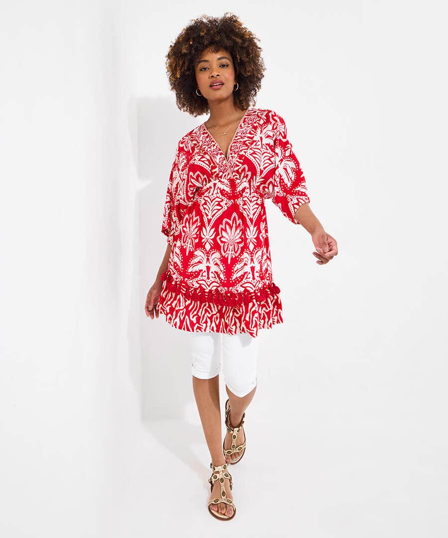 Feel The Heat Printed Tunic