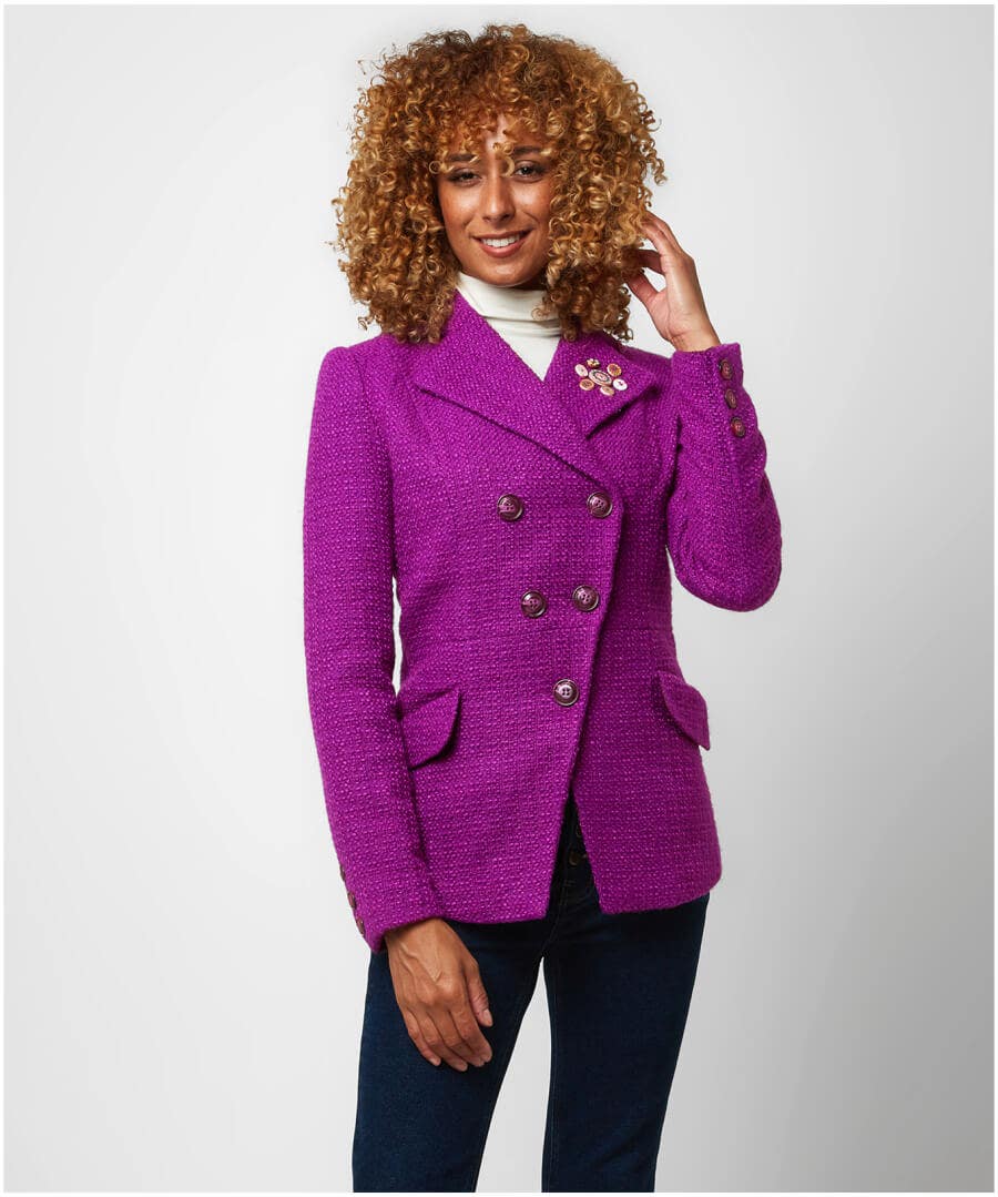 womens plum coat