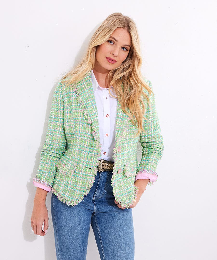 Step Into Spring Tweed Jacket