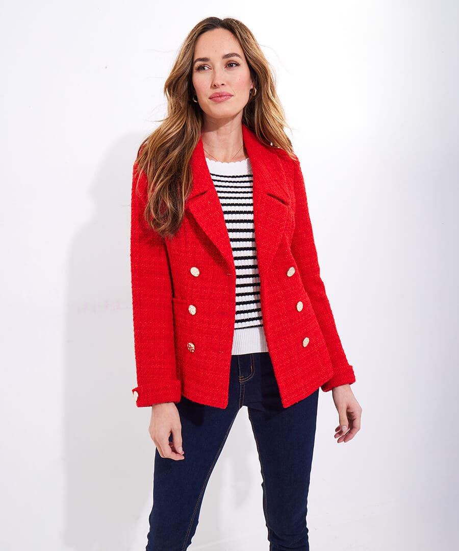 Elle Statement Tweed Jacket