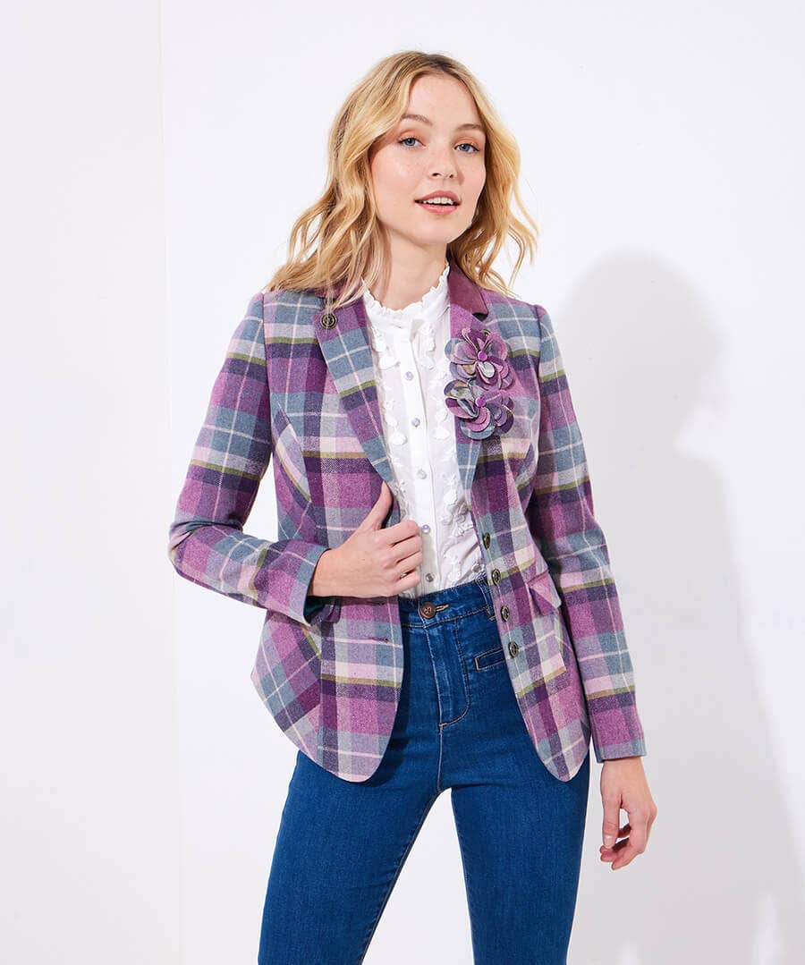 Loretta Check Jacket