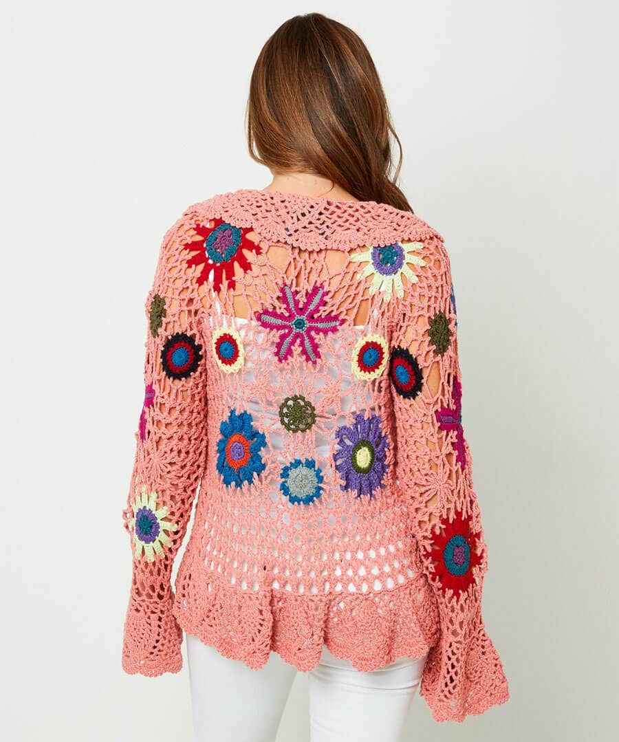joe browns quirky crochet cardigan