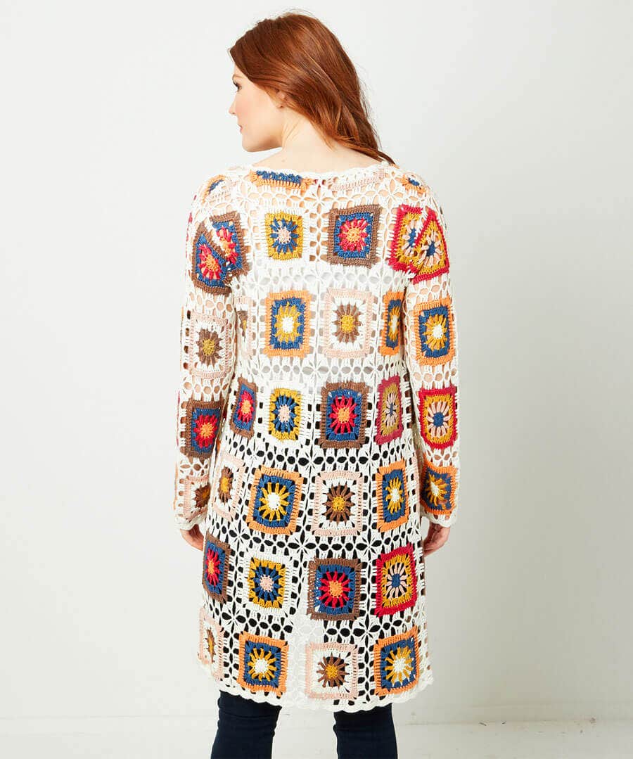 joe browns quirky crochet cardigan