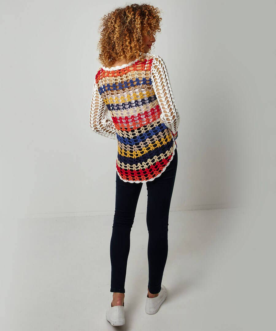 new look crochet jumper