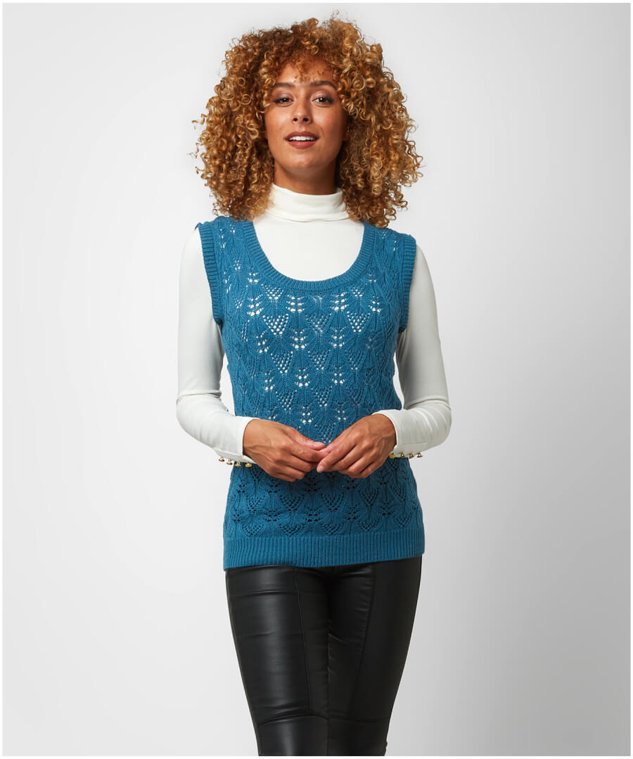 Array smøre pille Retro Knitted Vest Top | Womens Knitwear | Joe Browns