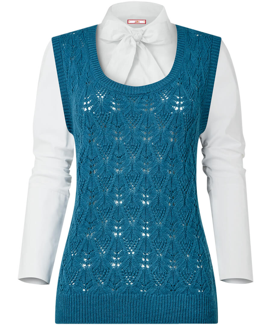 Retro Knitted Vest Top Womens Knitwear Joe Browns