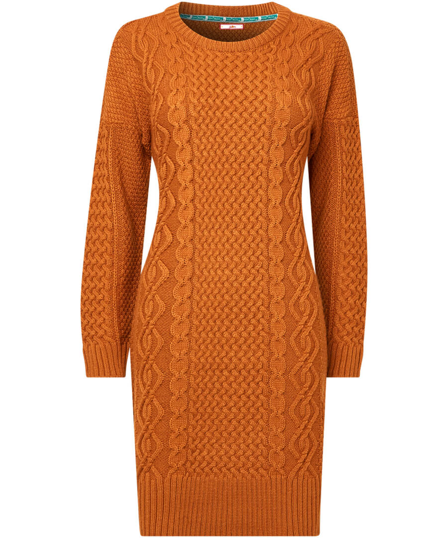 Funky Cable Knit Sweater Dress Womens Knitwear Joe Browns