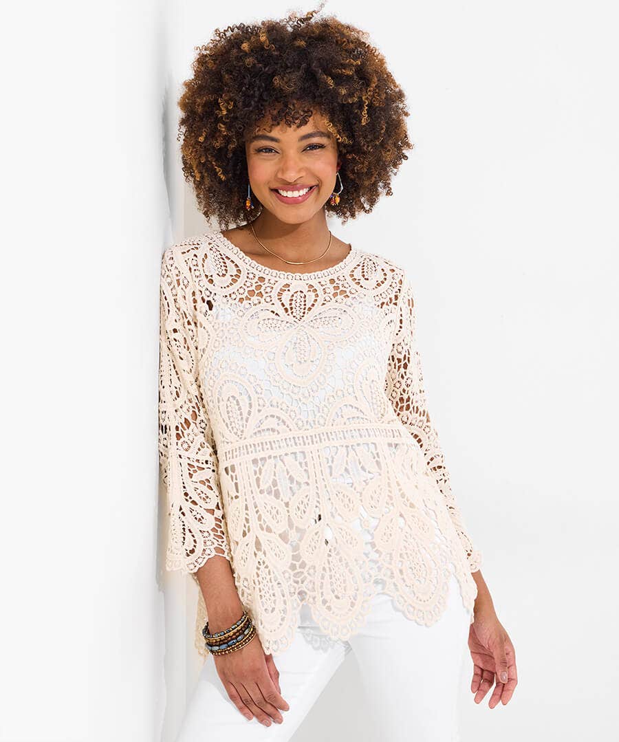 Beautifully Boho Crochet Top