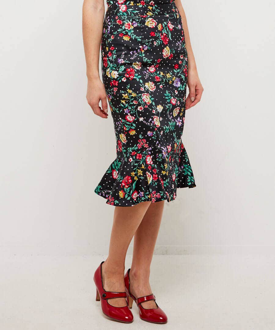 Pure And Simple Polka Skirt