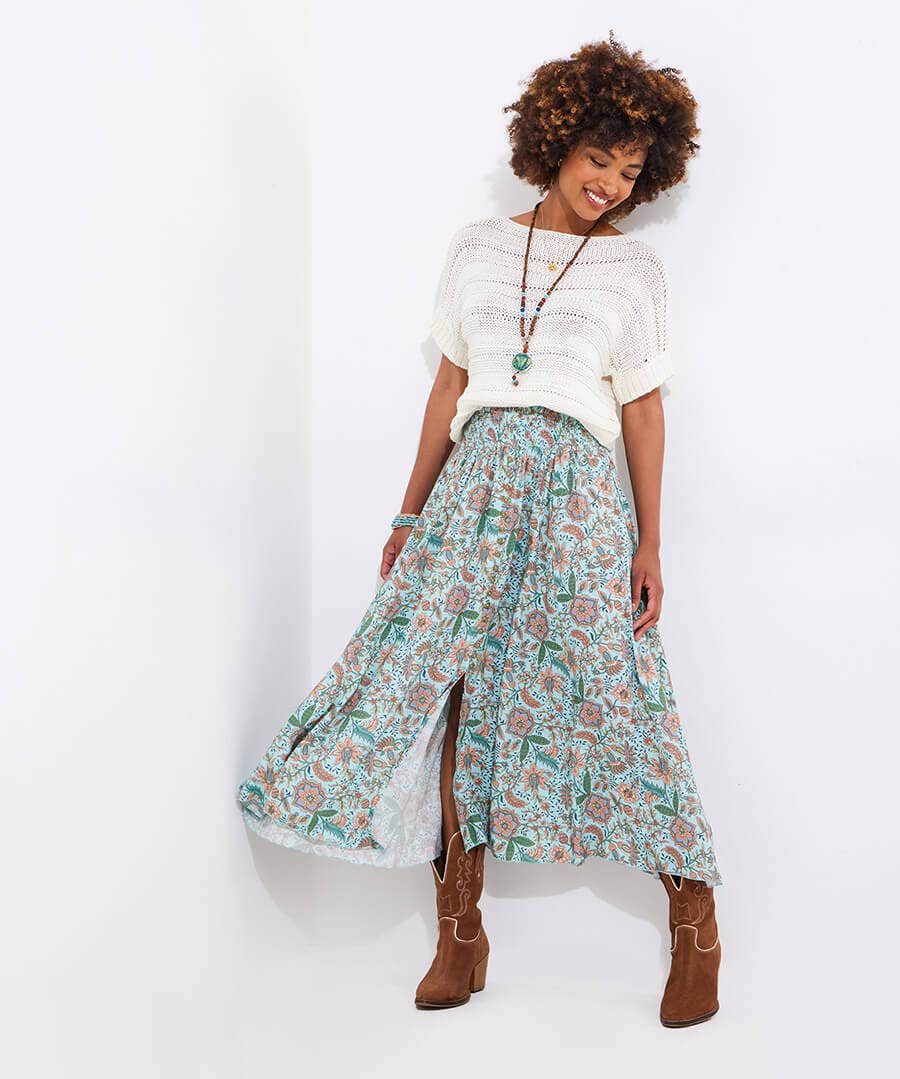Tilly Printed Maxi Skirt