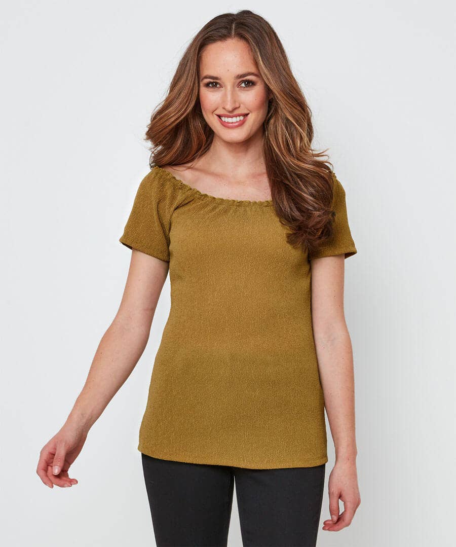 Crinkle Gypsy Top