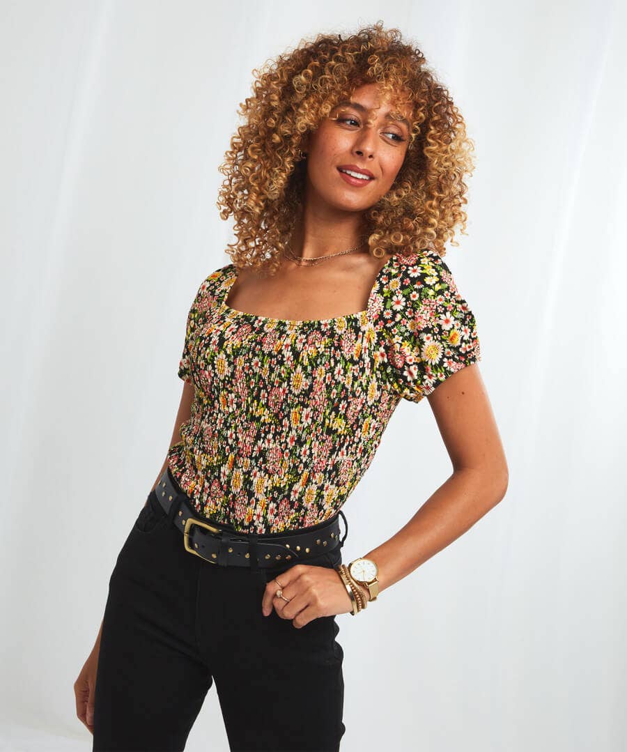 Amongst The Wild Flowers Jersey Top