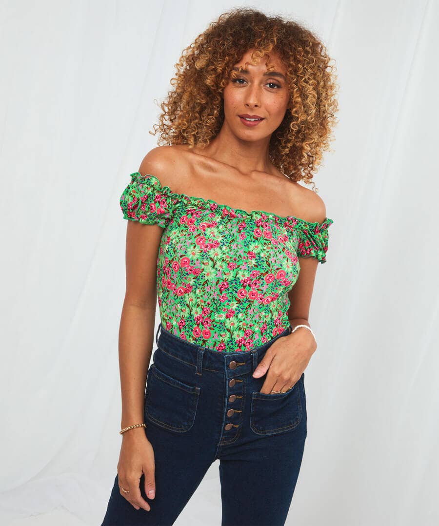 Delicate Ditsy Boho Top