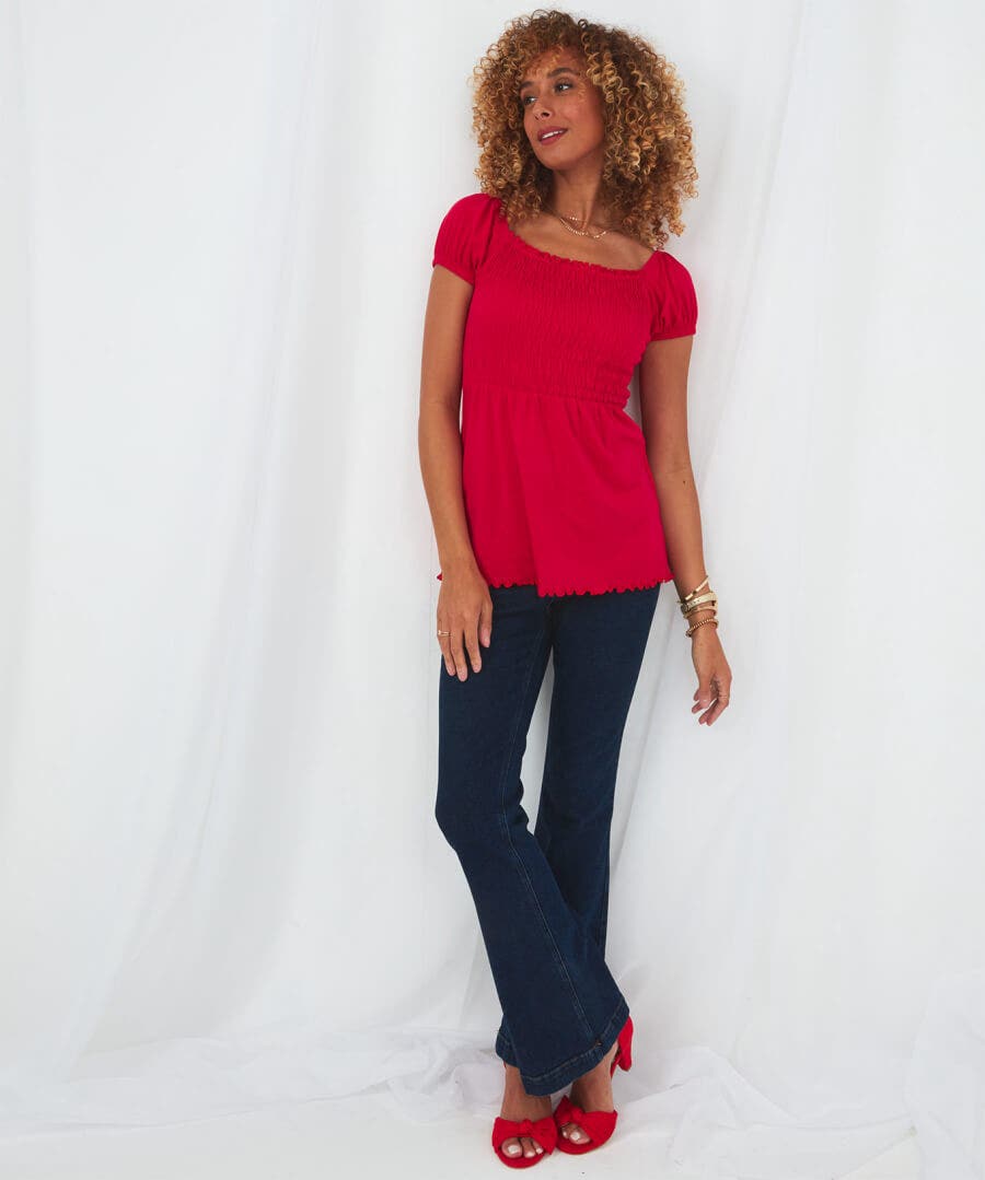 Joe's Essentials Shirred Top
