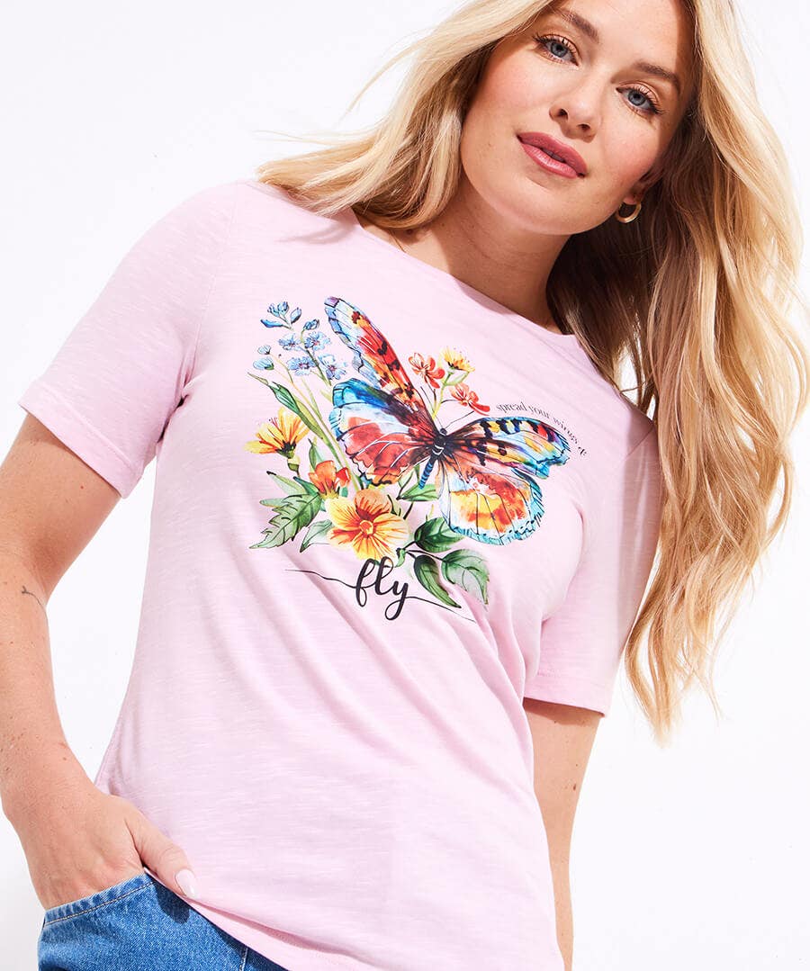 Beautiful Butterfly Graphic Tee
