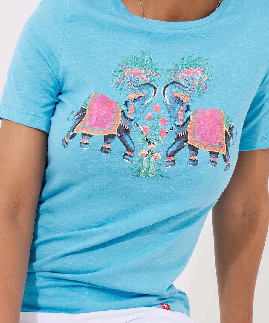 Majestic Elephants Graphic Tee