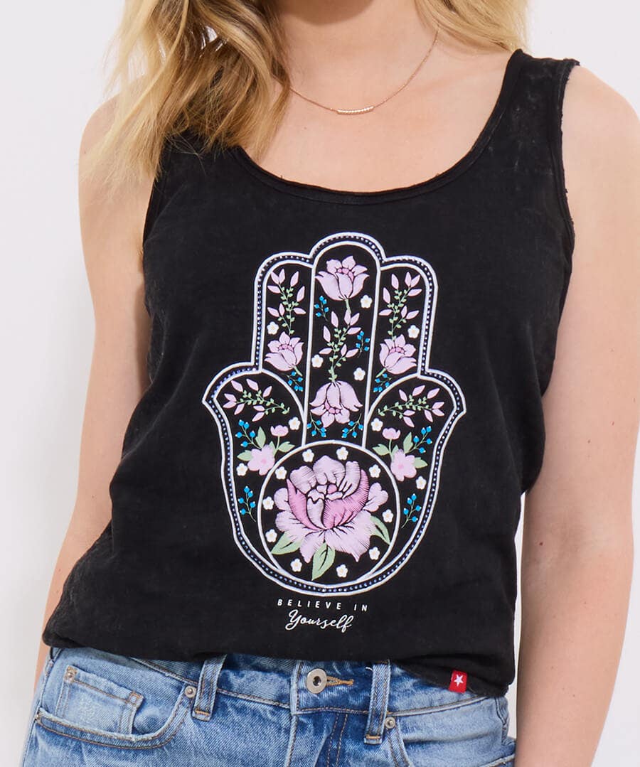 Natural Beauty Graphic Vest