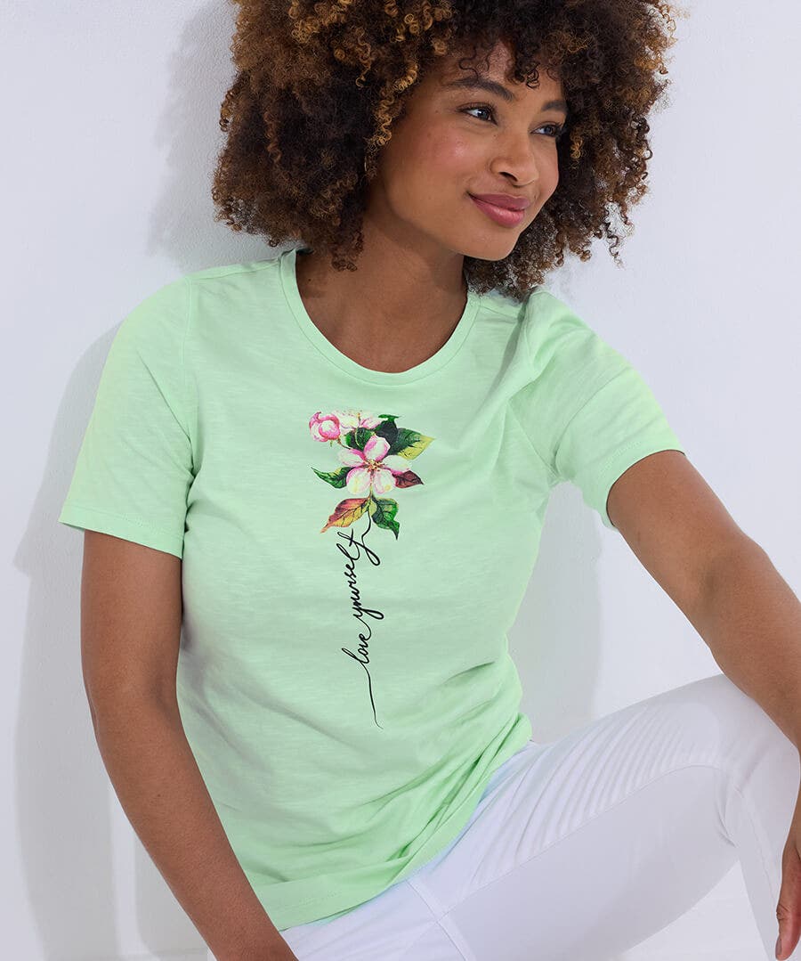 Pretty Floral Graphic Tee