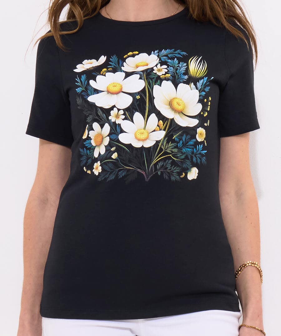 Fancy Floral Graphic Tee