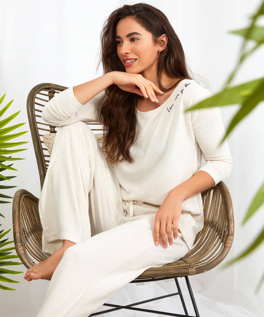 Plain Wide Leg Trousers