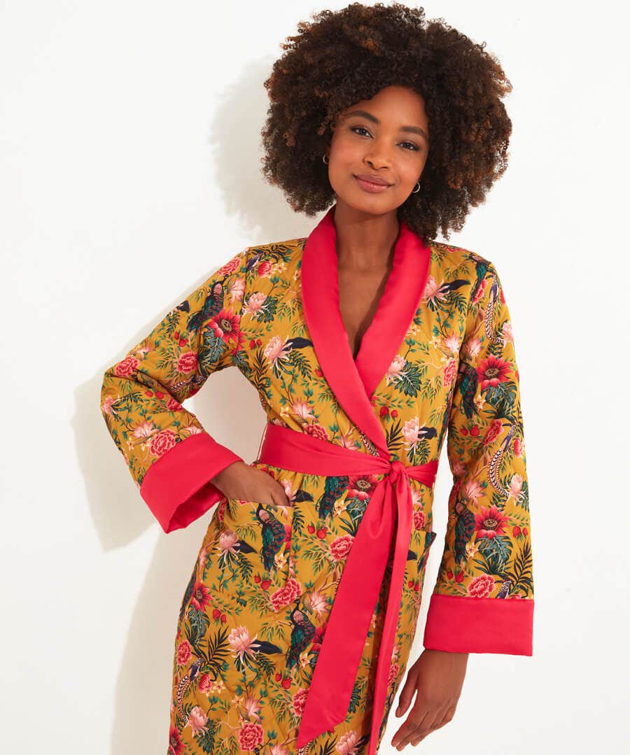 Ladies dressing gowns peacocks on sale