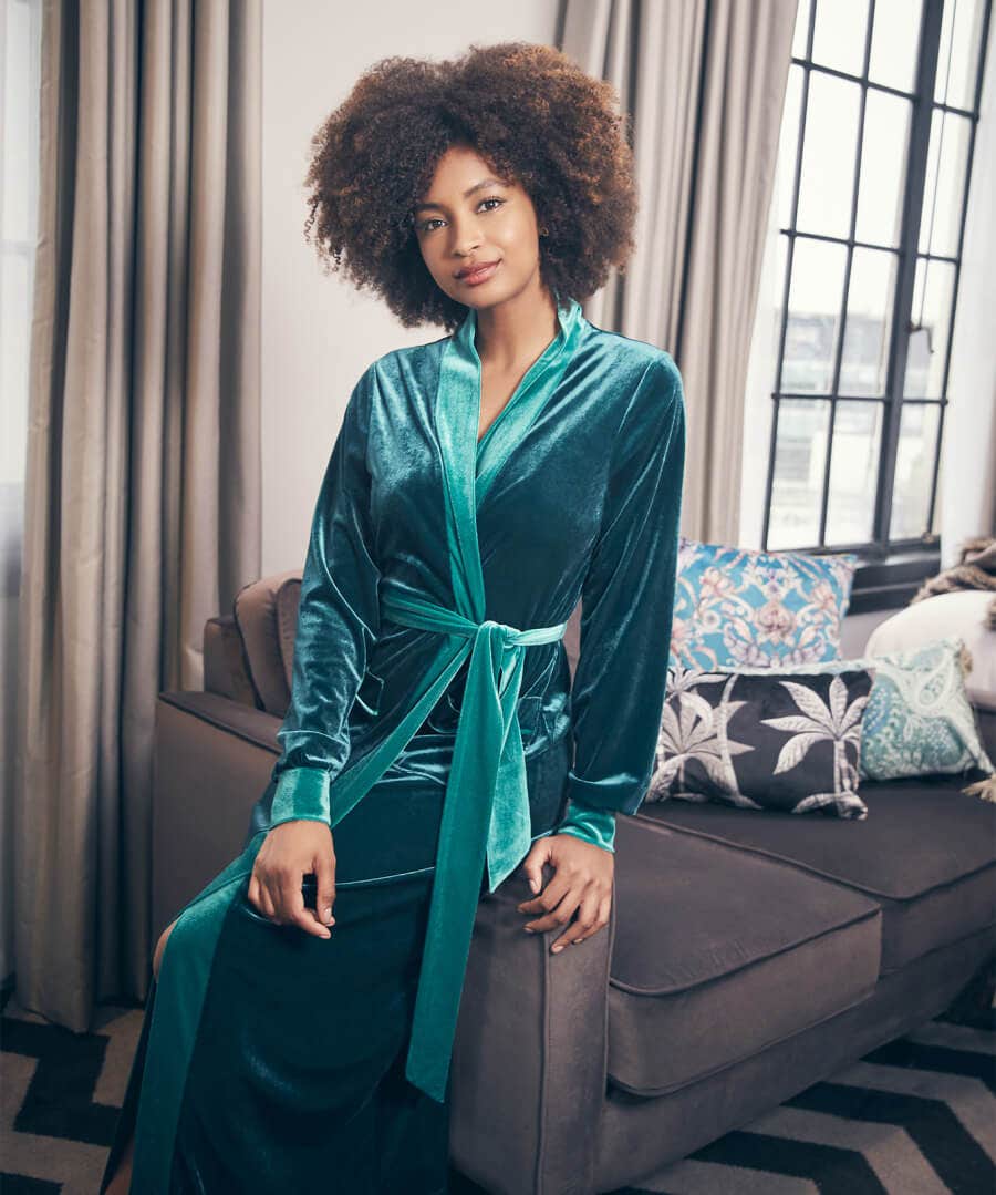 Embroidered Dressing Gown Womens Nightwear Joe Browns