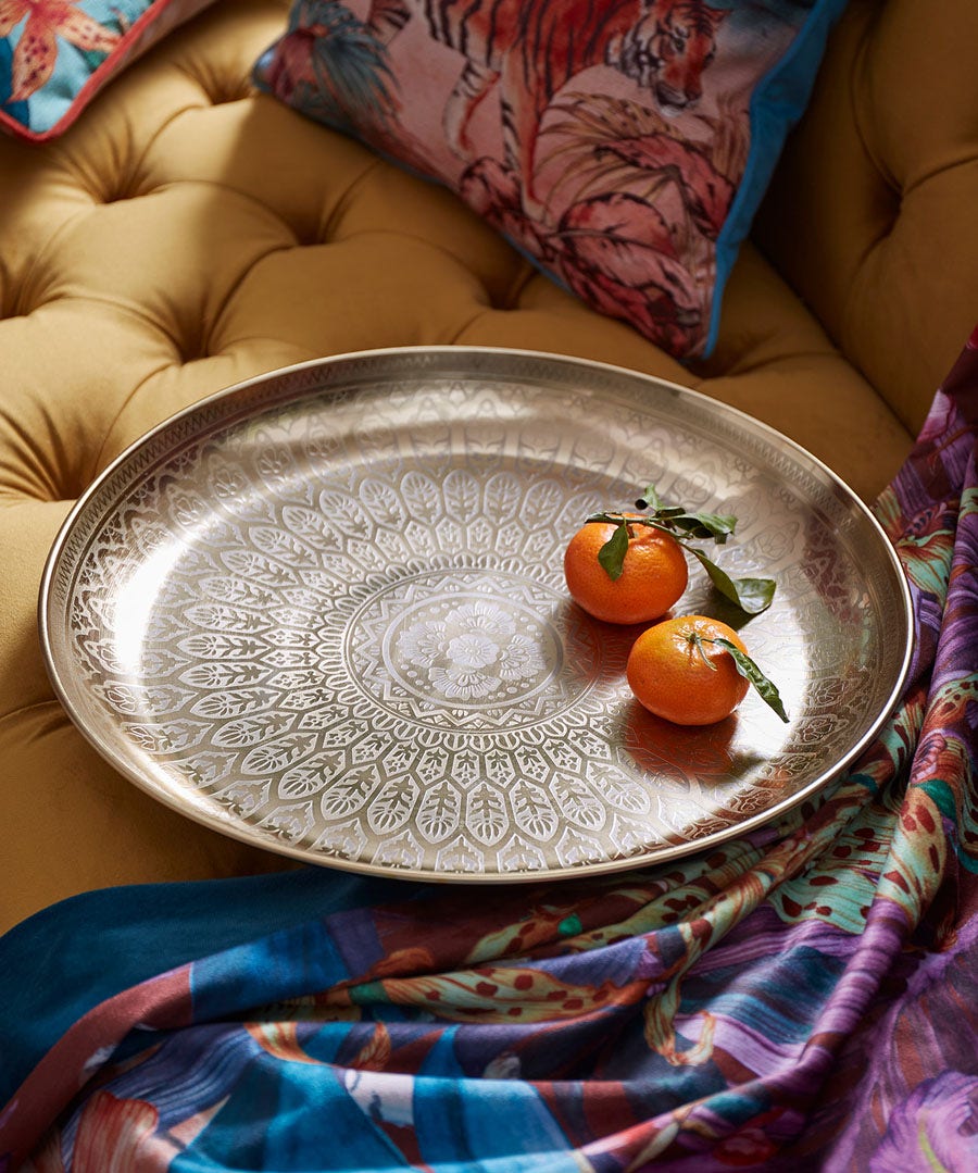 Gold Etched Bowl