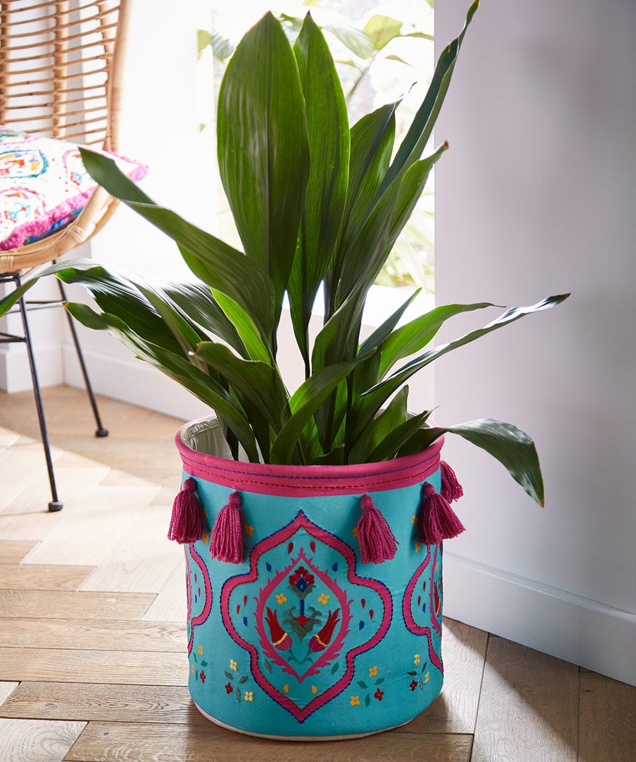 Terrific Tassel Storage Basket