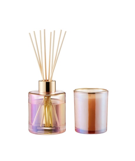 Blush Candle And Diffuser Set
