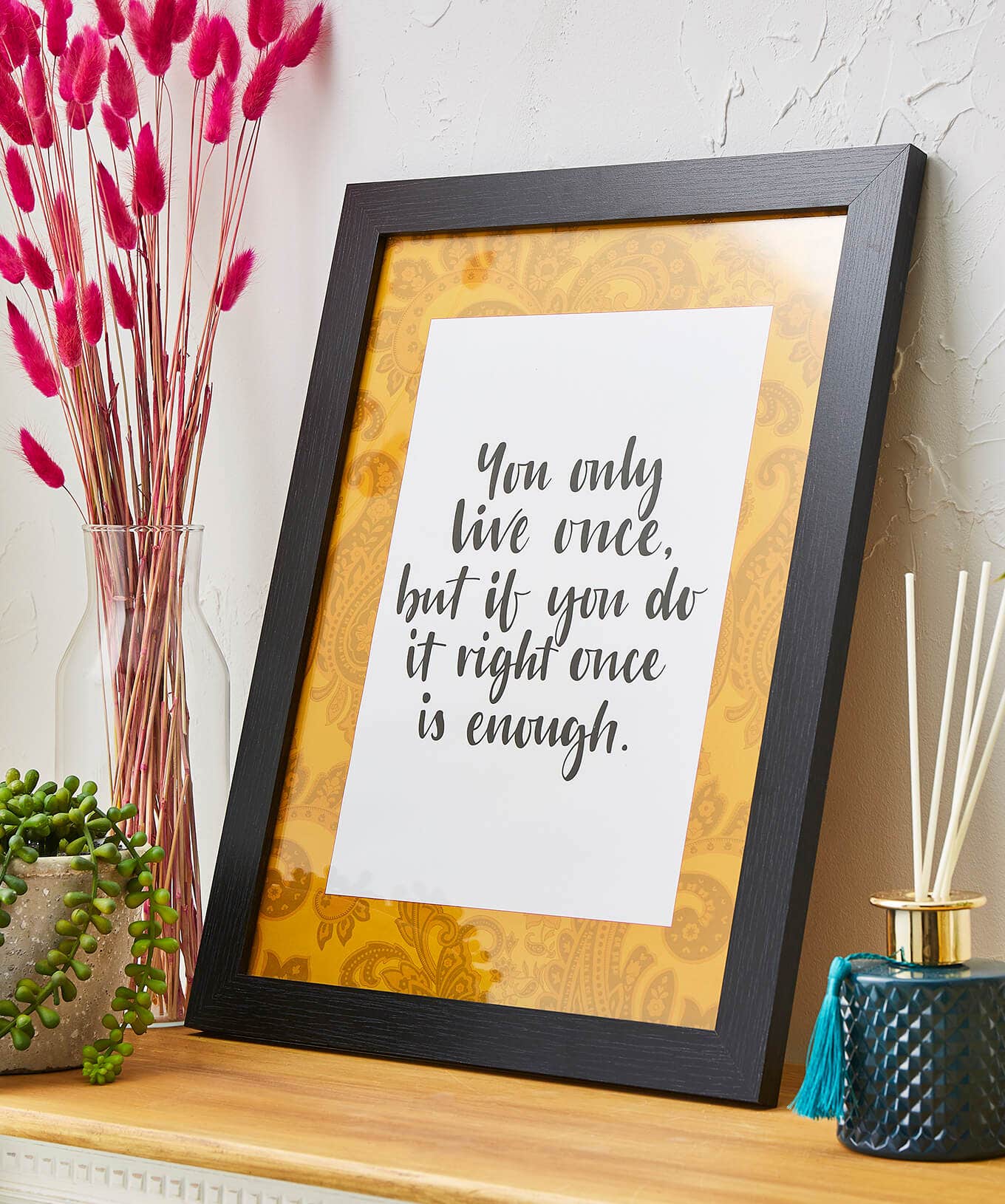 Joe's Favourite Slogan Prints In Frame