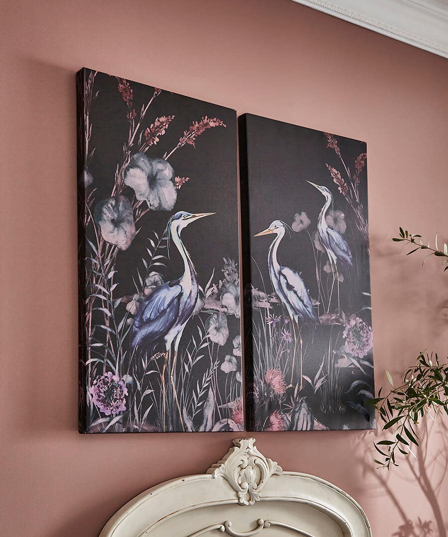 Portobello Herons Canvas