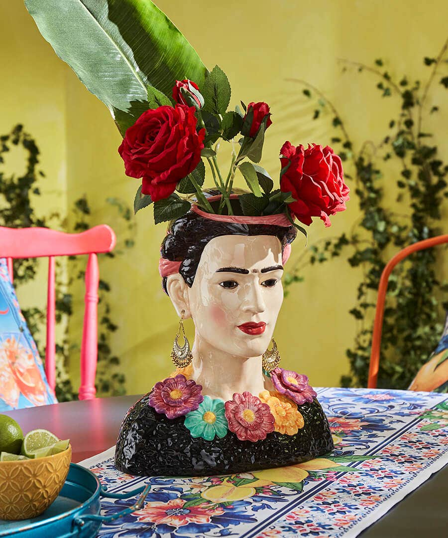 Fabulous Floral Lady Vase
