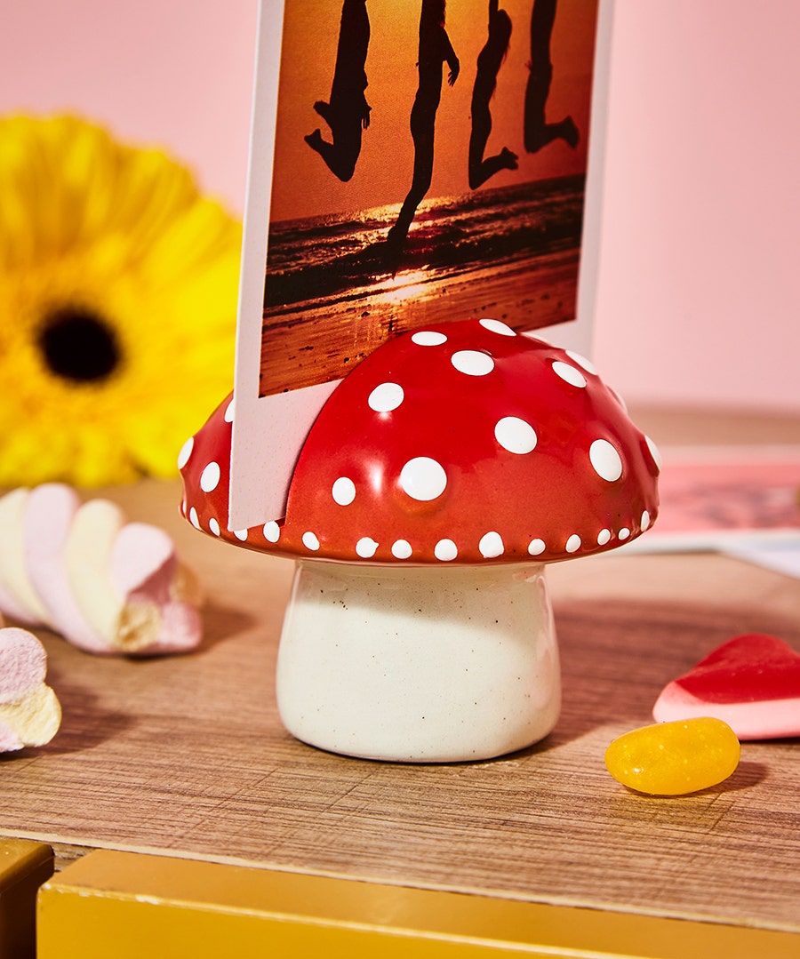 Mini Mushroom Photo Holder