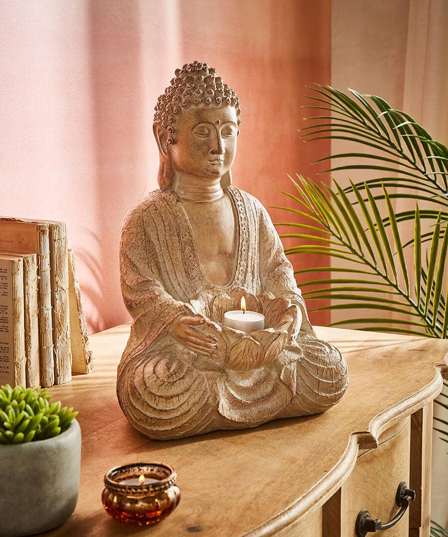 Blissful Buddha Tea Light Holder