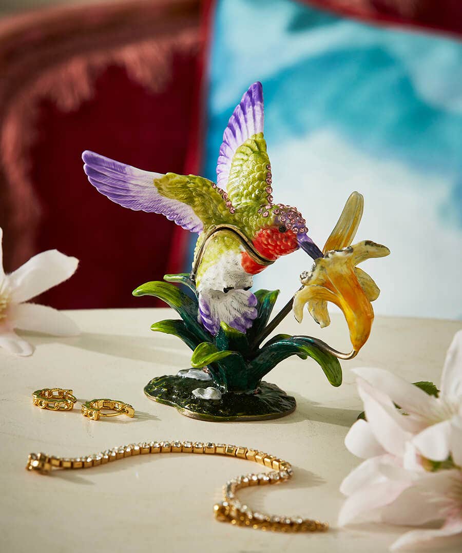 Hummingbird's Nectar Trinket Box