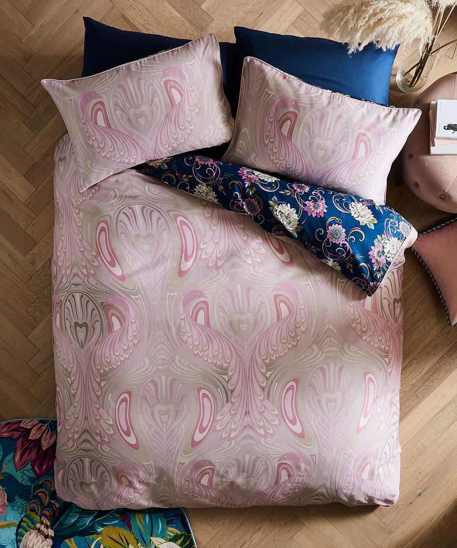 Nouveau Peacock Bedset