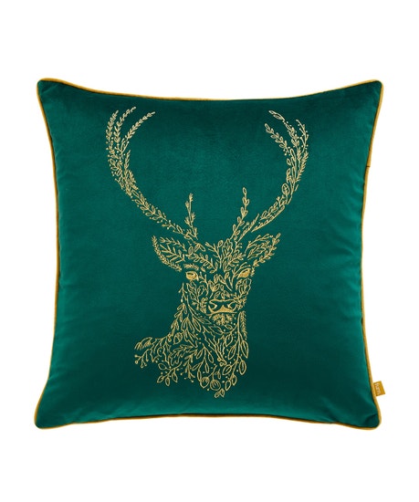 Glorious Gold Stag Cushion
