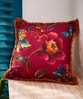 Statement Floral Reversible Fringed Cushion