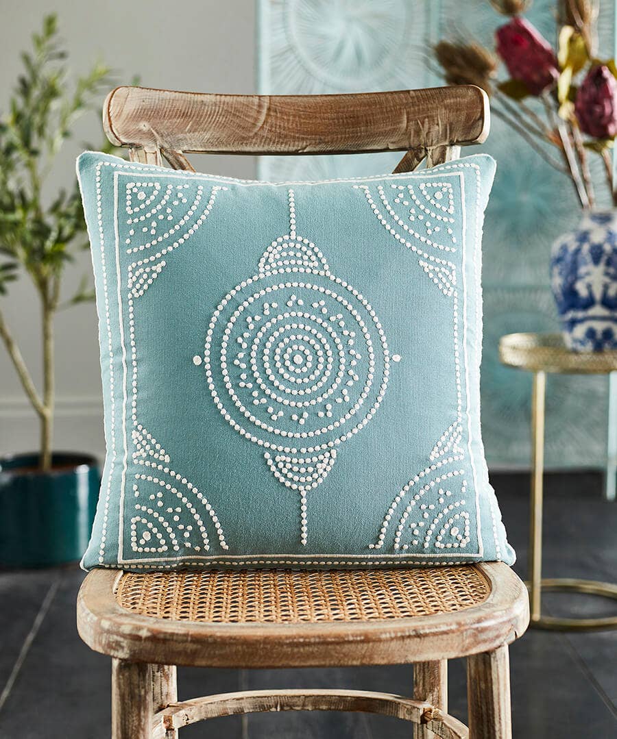 Dreamy Dotted Boho Cushion