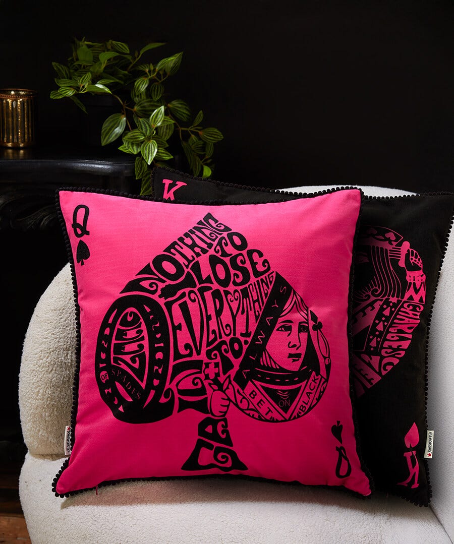 Nothing To Lose Reversible Cushion
